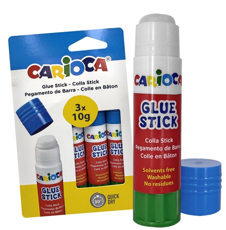 Σετ Κόλλα Στικ 3τμχ 10g CARIOCA 19-180 - CARIOCA - 19-180